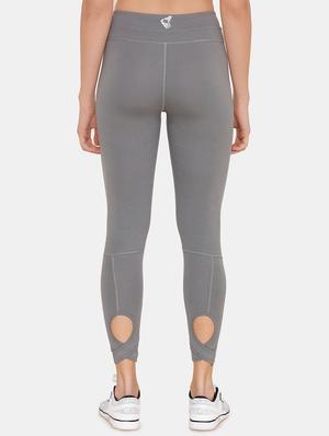 high rise cutout detail sports legging - 16682788 - Standard Image - 3