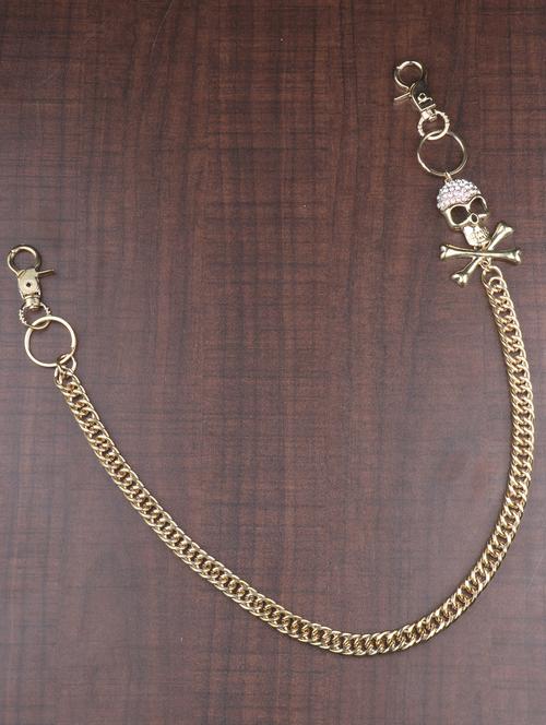 gold metal chain necklace - 16684105 - Very Small Image - 1