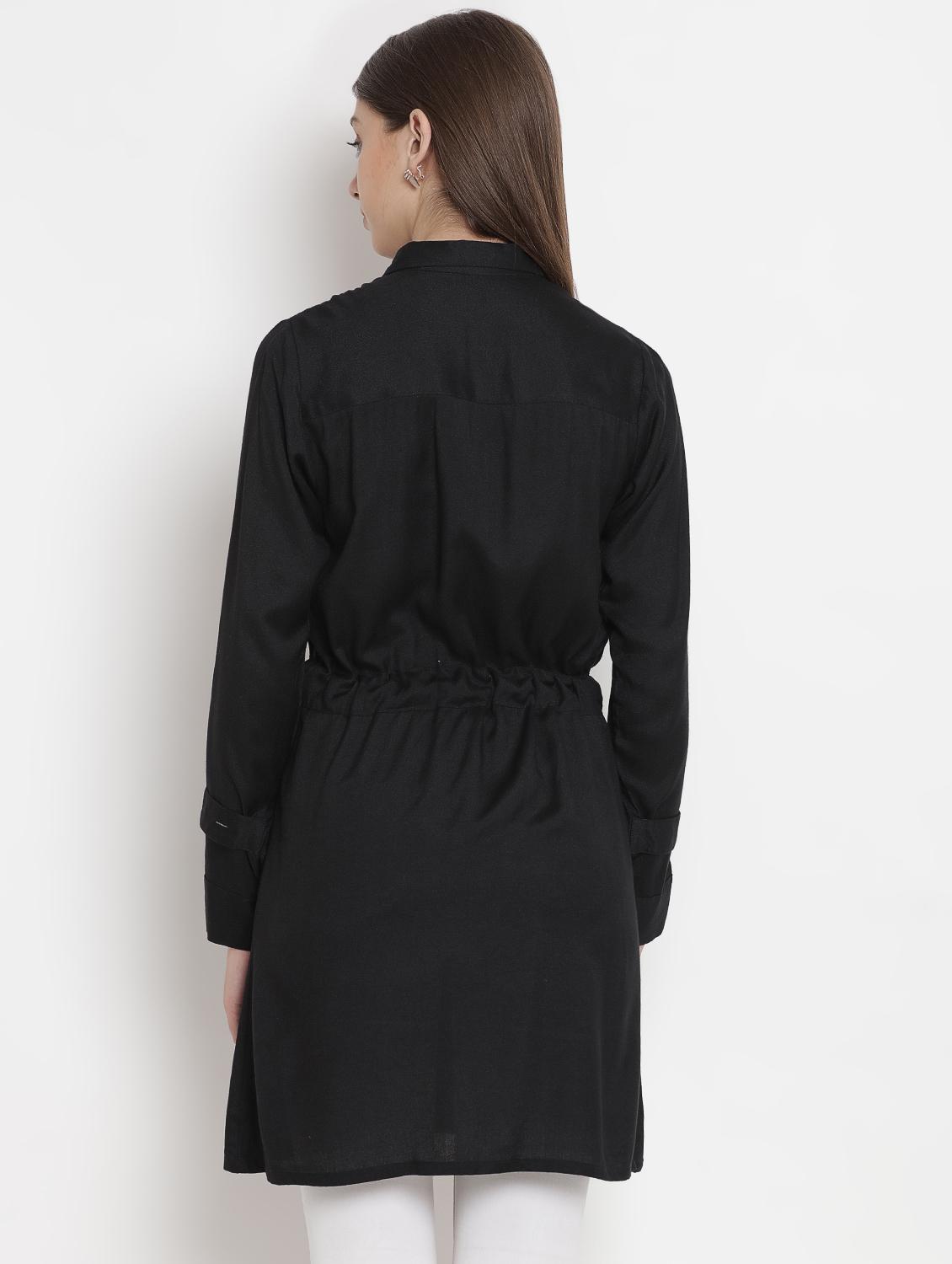 drawstring pocket detail tunic - 16684380 - Zoom Image - 3
