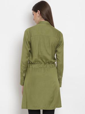 drawstring pocket detail tunic - 16684382 - Standard Image - 3