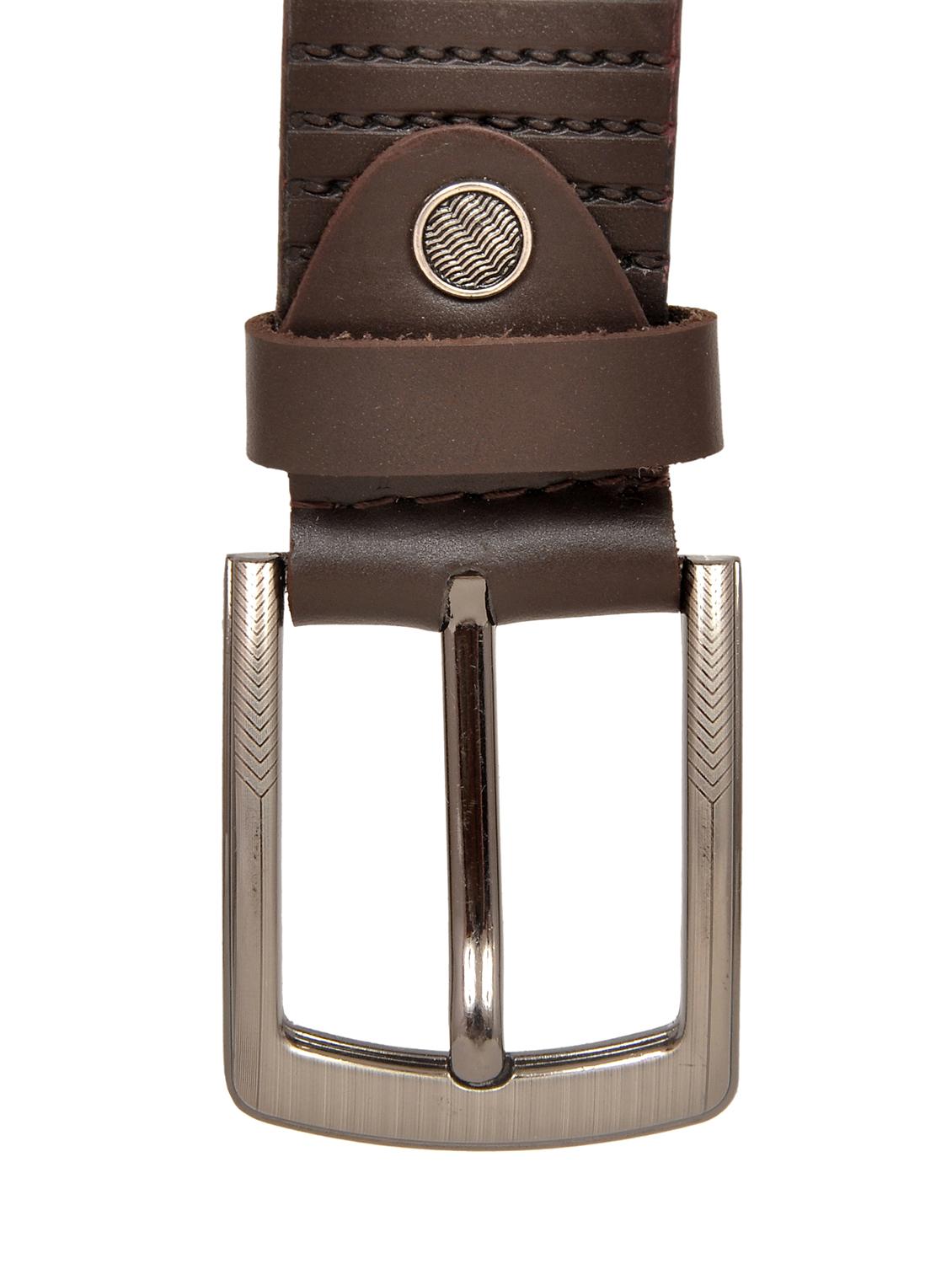 brown leather belt - 16684512 - Zoom Image - 3