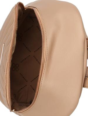 beige leatherette regular backpack - 16684688 - Standard Image - 3