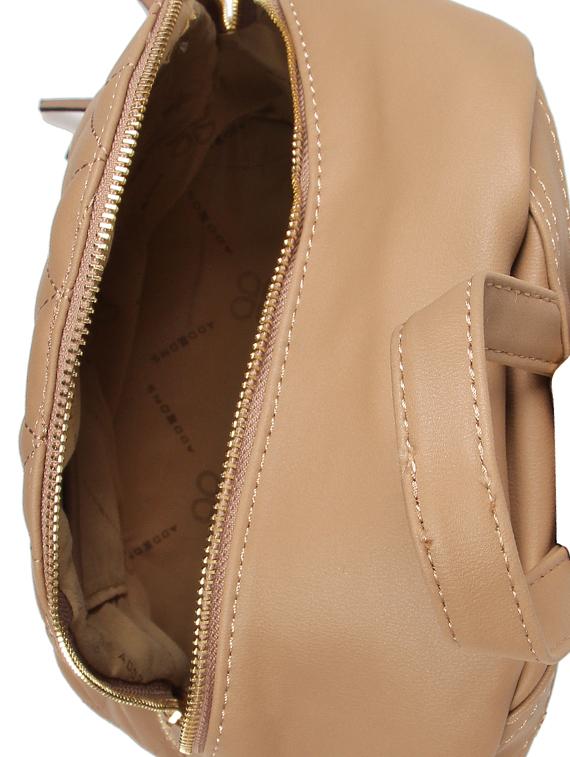 beige leatherette regular backpack - 16684692 - Zoom Image - 3