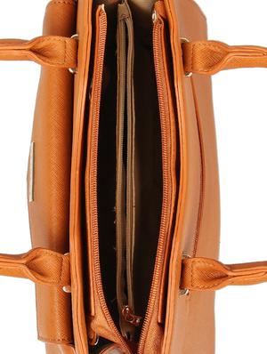 tan leatherette regular sling bag - 16684695 - Standard Image - 3