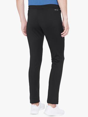 black solid full length track pant - 16685755 - Standard Image - 3