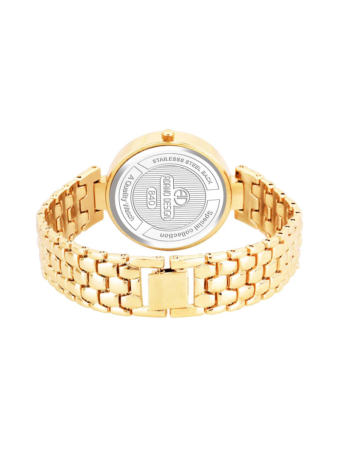 adamo designer gold dial women's & girl's watch 839yym04 - 16687121 - Zoom Image - 3