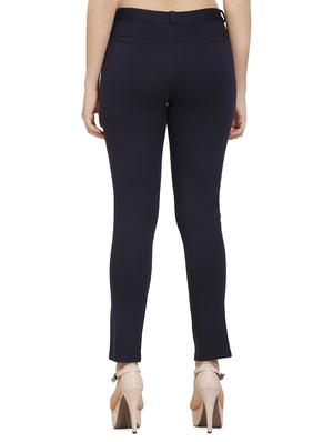 high rise flat front trouser - 16687570 - Standard Image - 3