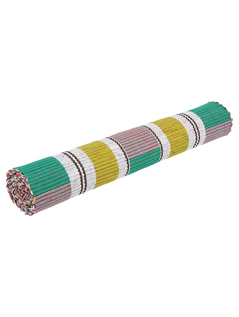 multicolor rectangular cotton multipurpose mat - 16687864 - Zoom Image - 3