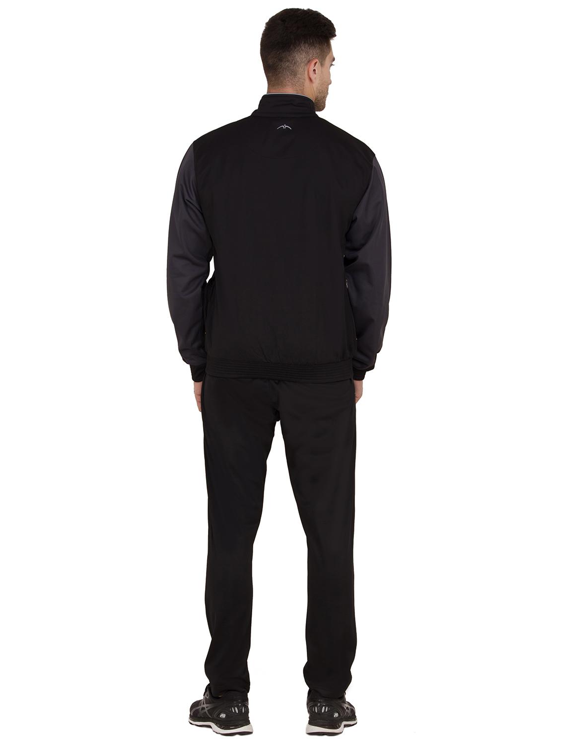 black color block track suit - 16687954 - Zoom Image - 3