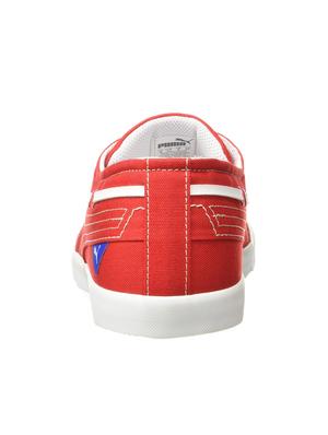 red canvas lace up boatshoes - 16689938 - Standard Image - 3