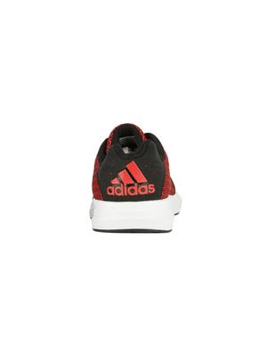 red fabric lace up sport shoes - 16690331 - Standard Image - 3