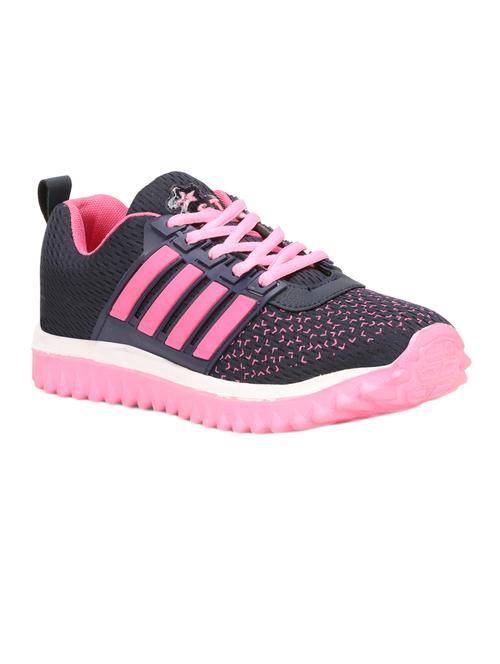 pink lace-up sports shoes - 16690747 - Standard Image - 1