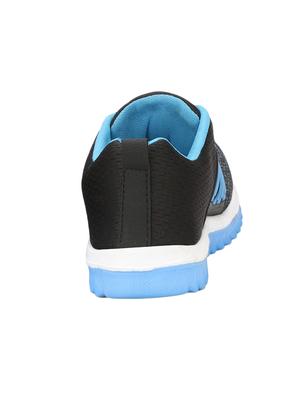 blue mesh lace-up sports shoes - 16690748 - Standard Image - 3