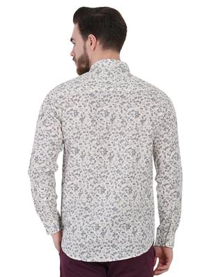 white floral printed casual shirt - 16690870 - Standard Image - 3