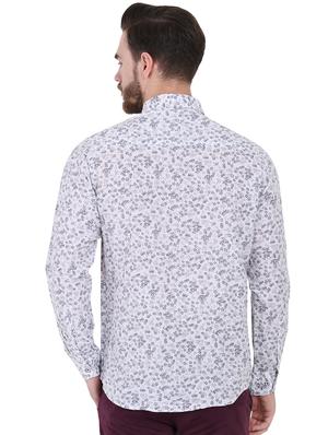 white floral printed casual shirt - 16690871 - Standard Image - 3