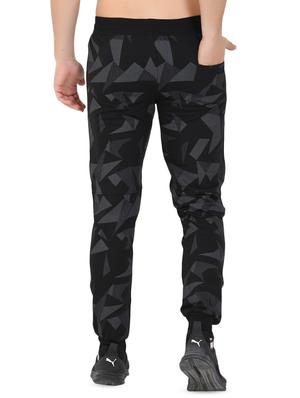 black printed jogger - 16690973 - Standard Image - 3