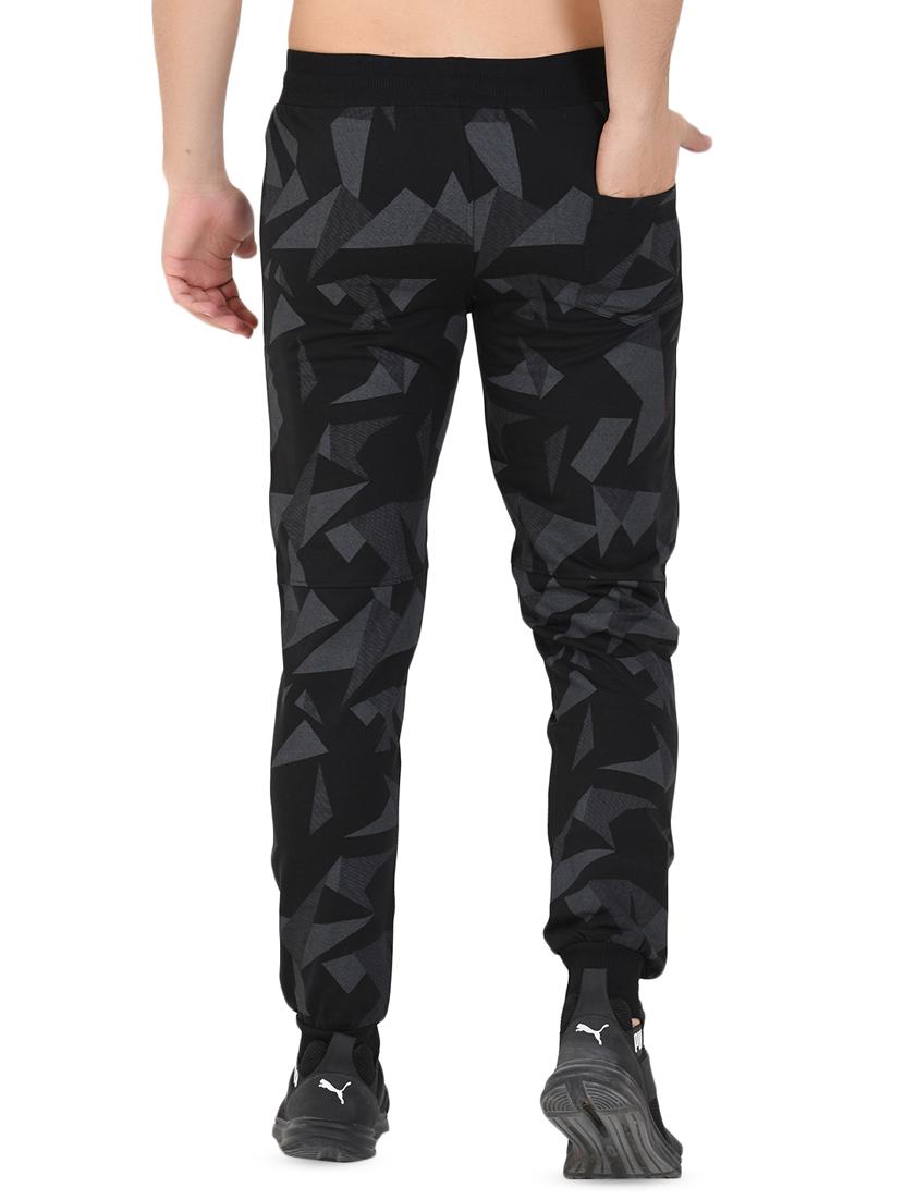 black printed jogger - 16690973 - Zoom Image - 3
