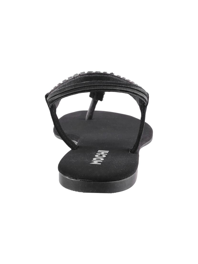 black back strap sandals - 16691860 - Zoom Image - 3