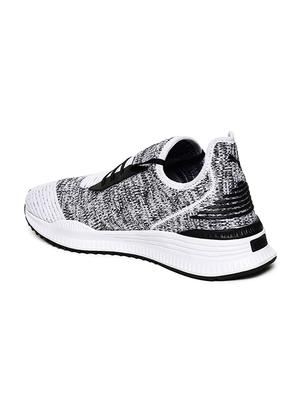 black fabric lace up sport shoes - 16692061 - Standard Image - 3