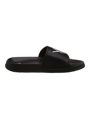 black slides flip flops - 16692995 - Standard Image - 3