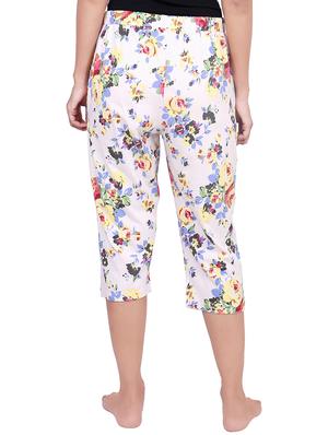 high rise floral capri - 16693061 - Standard Image - 3
