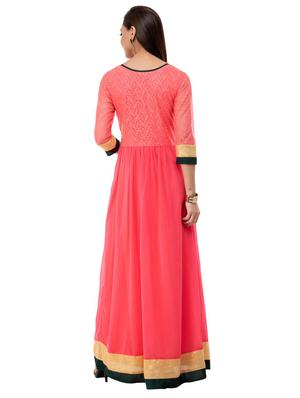 boat neck gathered flared gown - 16693222 - Standard Image - 3