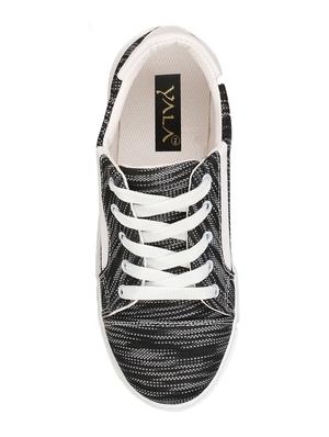 black fabric lace-up sneakers - 16693231 - Standard Image - 3