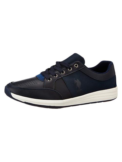 navy leather lace up shoes - 16693533 - Very Small Image - 1
