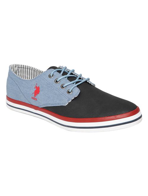 black leather lace up sneakers - 16693535 - Standard Image - 1