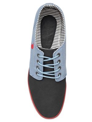 black leather lace up sneakers - 16693535 - Standard Image - 3