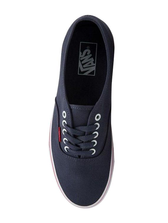 navy canvas lace up sneakers - 16693557 - Zoom Image - 3