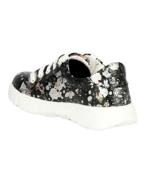 black lace-up sneakers - 16693617 - Standard Image - 3