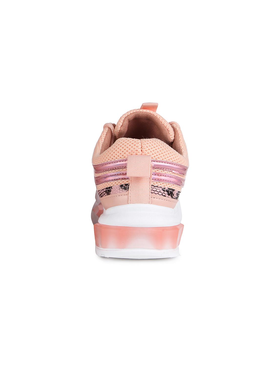 pink lace-up casual shoes - 16693724 - Zoom Image - 3