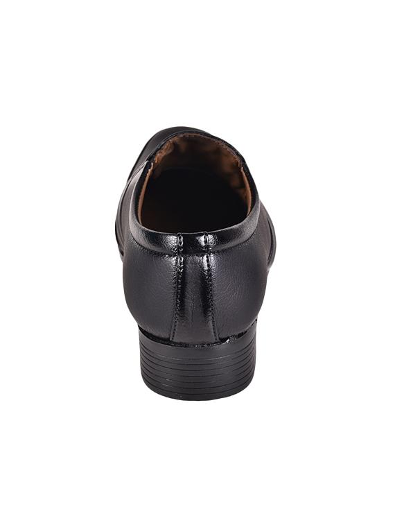 black leatherette slip ons - 16694088 - Zoom Image - 3