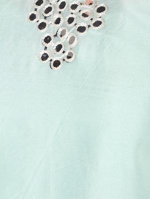 mirror work solid straight kurta - 16694374 - Standard Image - 6