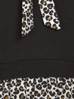 tie knot animal print frock - 16694435 - Standard Image - 3