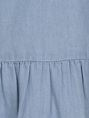 crew neck gathered frock - 16694440 - Standard Image - 3