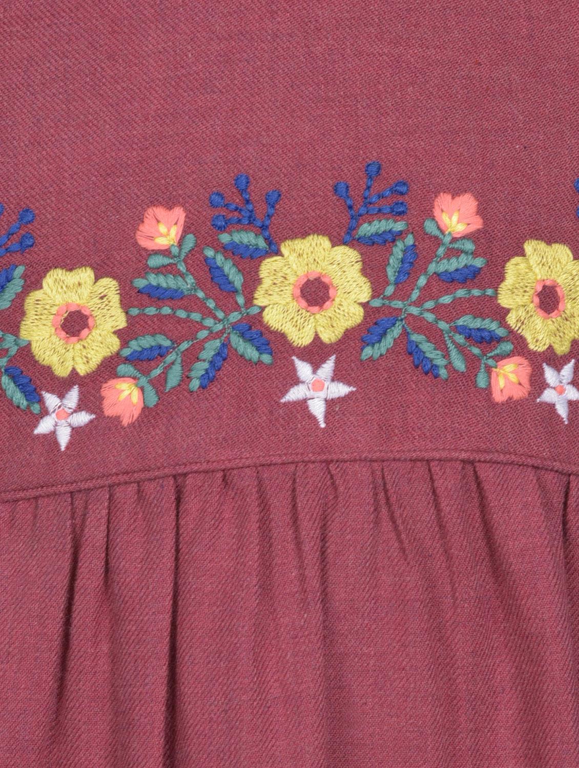 frill detail gathered frock - 16694447 - Zoom Image - 3
