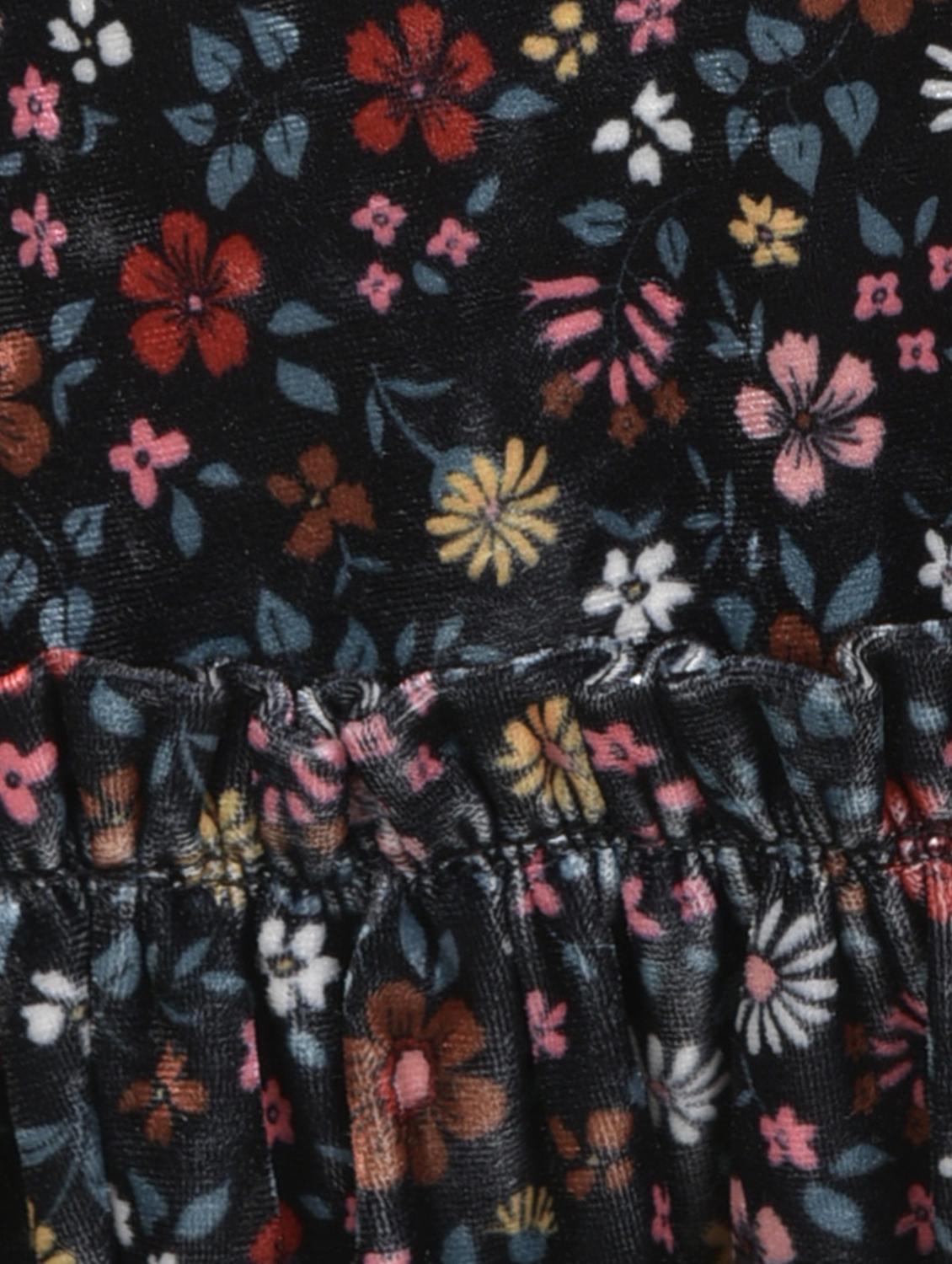 embellished neck floral frock - 16694449 - Zoom Image - 3