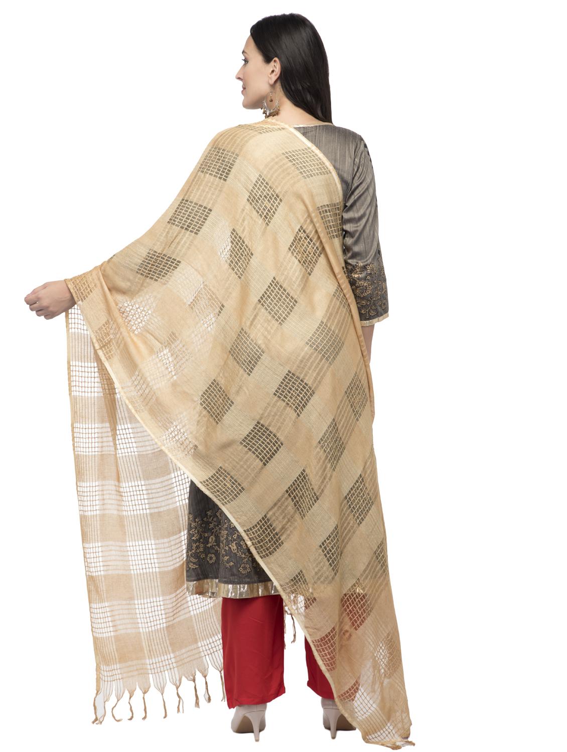 pastel solid dupatta - 16694772 - Zoom Image - 3