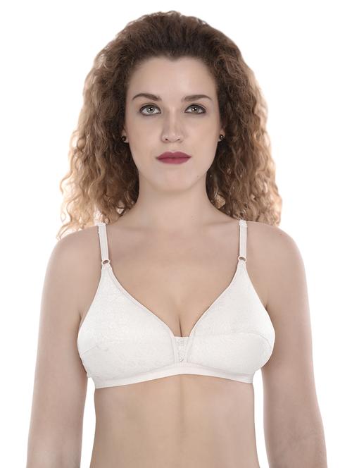 floral patch solid bra - 16694894 - Standard Image - 1