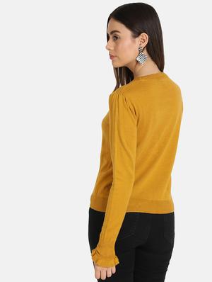 long sleeved round neck top - 16694964 - Standard Image - 3