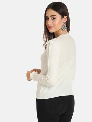 long sleeved solid top - 16694965 - Standard Image - 3