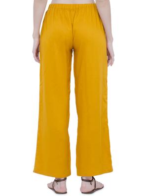 high rise solid straight palazzo - 16695729 - Standard Image - 3