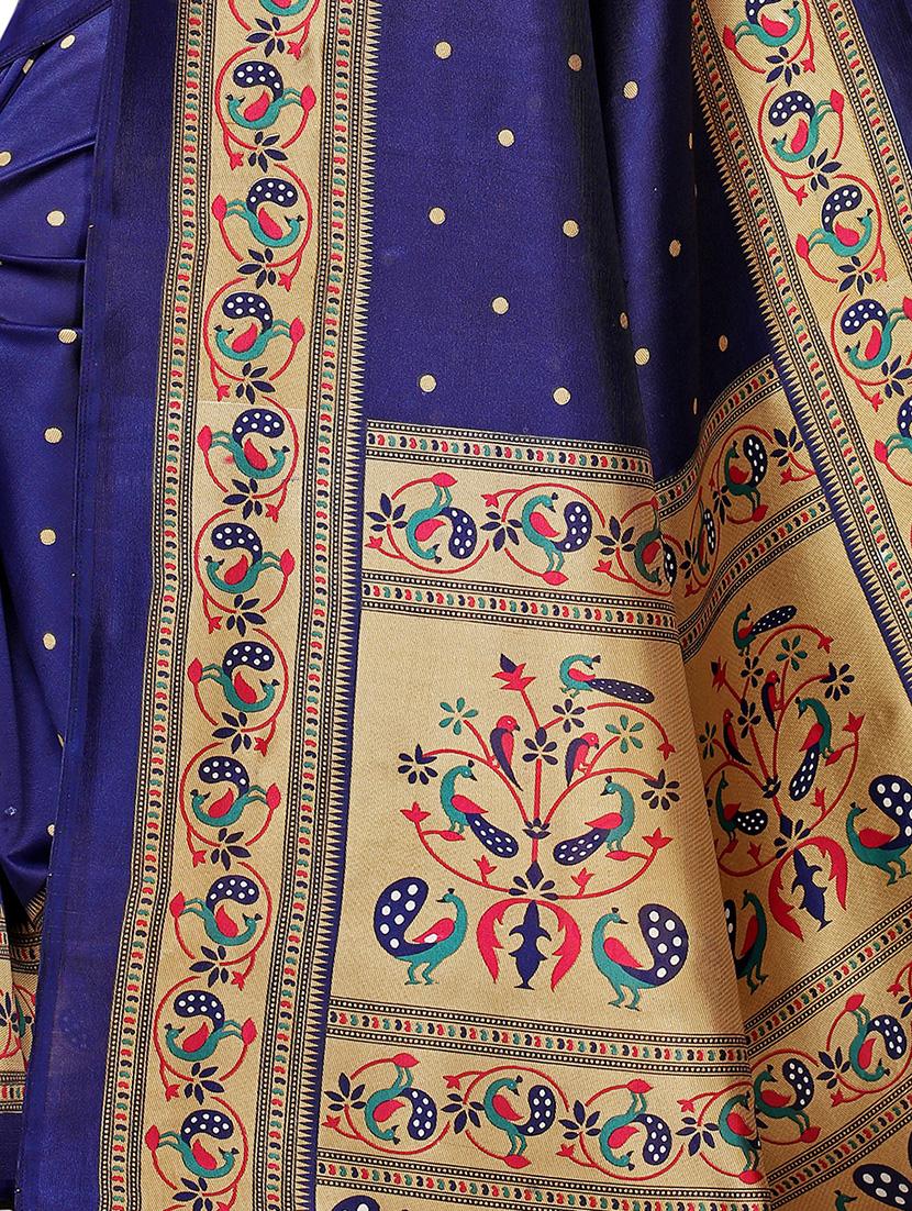 conversational printed bordered saree with blouse - 16695848 - Zoom Image - 3