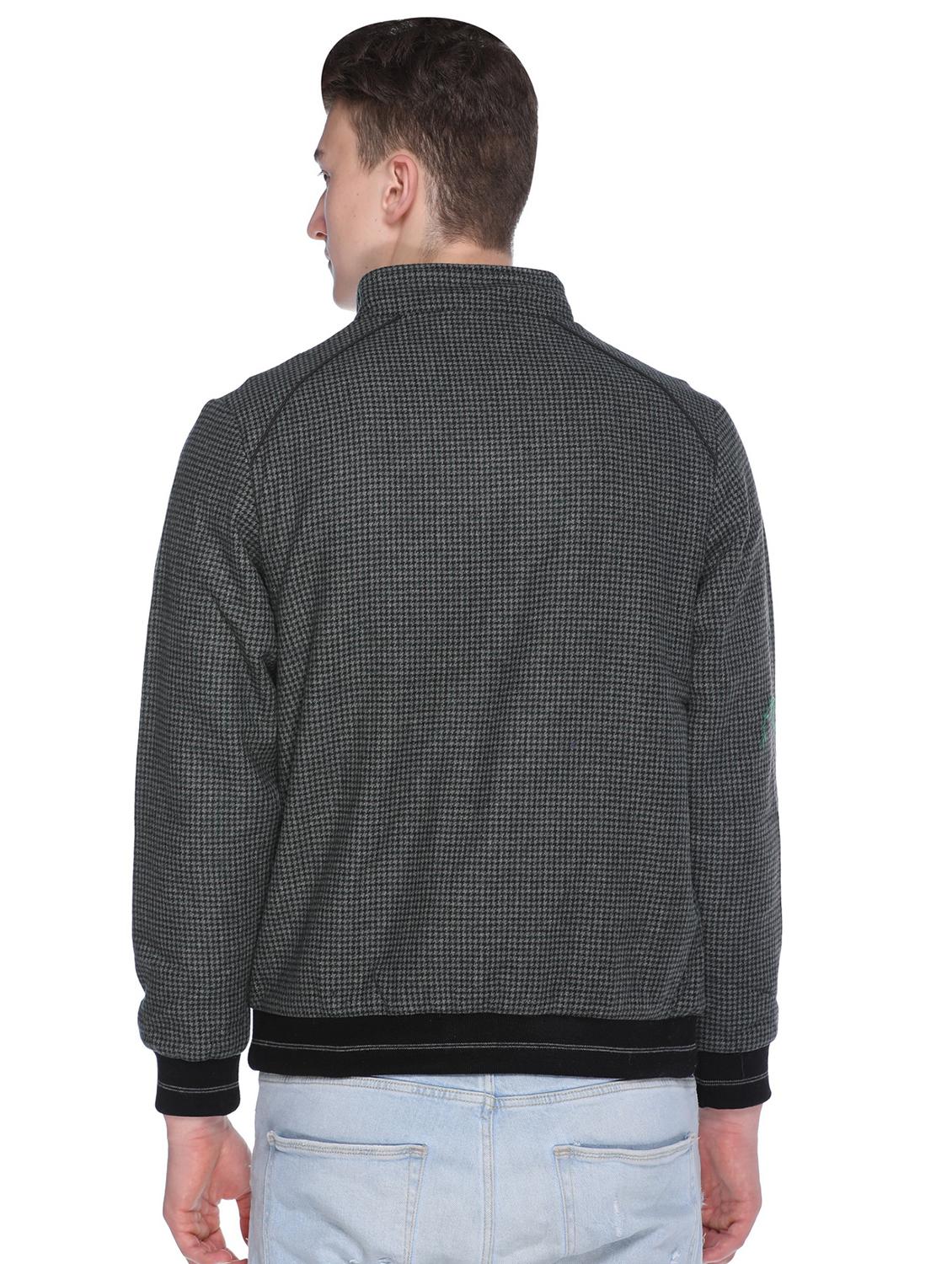 grey self design reversible casual jacket - 16696715 - Zoom Image - 3