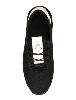 black fabric lace up shoes - 16696910 - Standard Image - 3