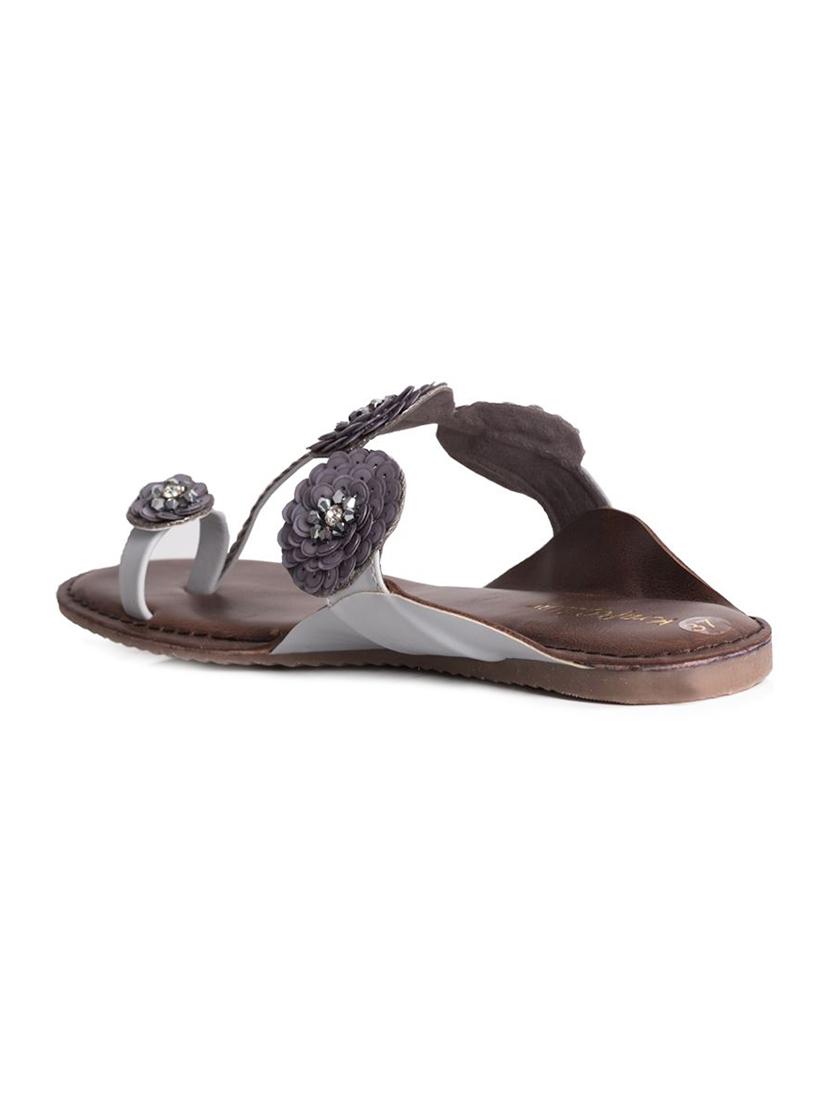 purple one toe sandals - 16697370 - Zoom Image - 3