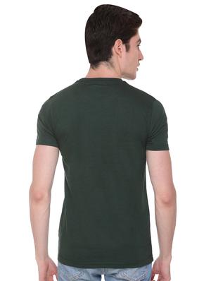 green typographic chest print t-shirt - 16698088 - Standard Image - 3