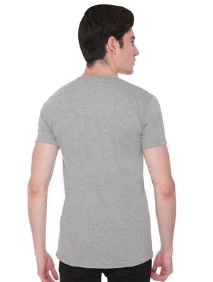 grey solid t-shirt - 16698097 - Standard Image - 3